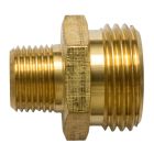 3/4" MGH x 3/8" NPT brass