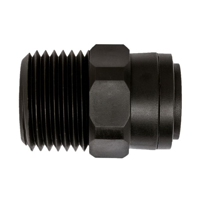 Male Connector 1/2" QC  x 3/8" NPTF