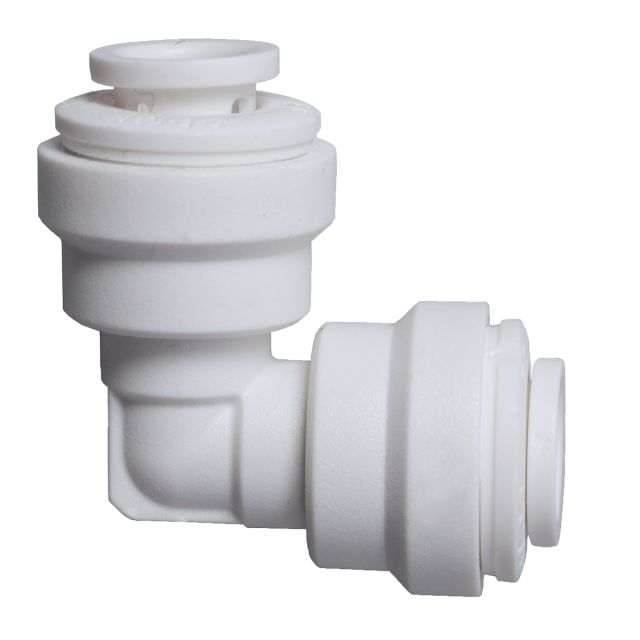 Union Elbow, 1/4" QC ports