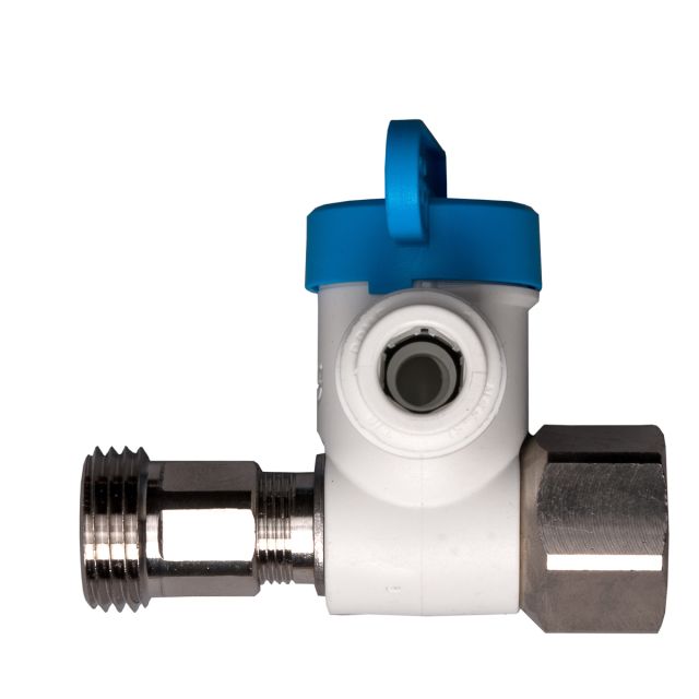 Feed Valve 3/8 or 1/2 plumbing with 3/8 Quick Connect and shut-off