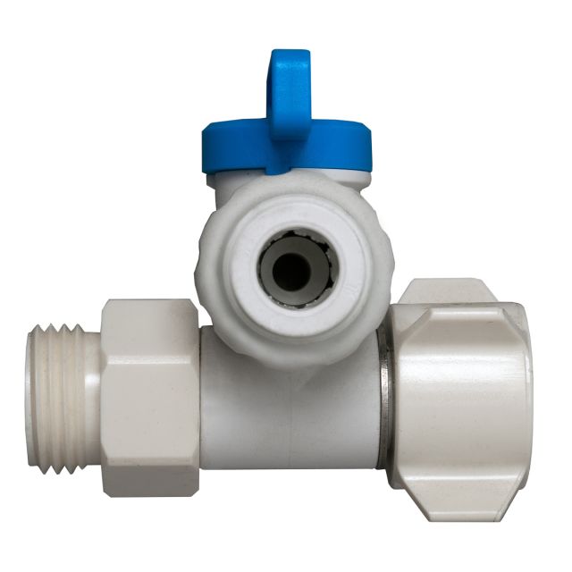 Feed Valve 1/2" plumbing with 3/8" QC and shut-off
