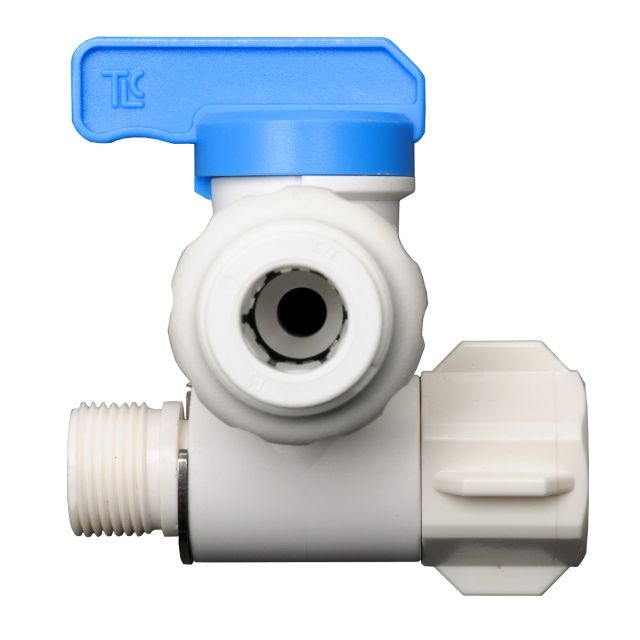 Feed Valve 3/8" plumbing with 3/8" Quick Connect and shut-off